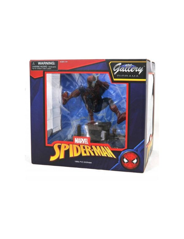 Figura Spiderman 90's Gallery PVC Diorama
