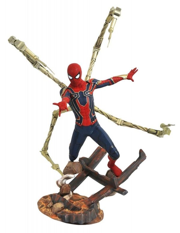 Figura Iron Spider Estatua Resina Diamond Select