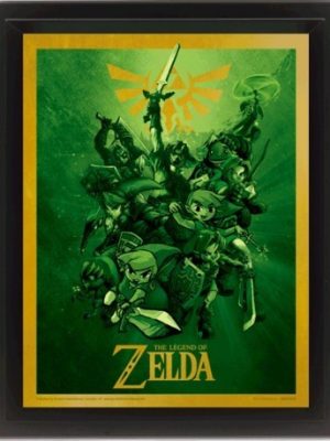 Poster 3D Legend of Zelda