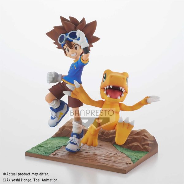 Figura Taichi y Agumon Adventure Archives Digimon