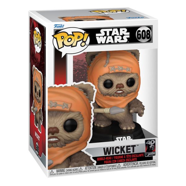 Funko Pop Wicket Star Wars RotJ 40th Anniversary 608