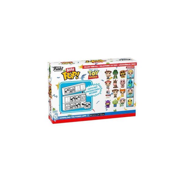 Bitty Pop Toy Story Woody Pack 4 - 2,5cm