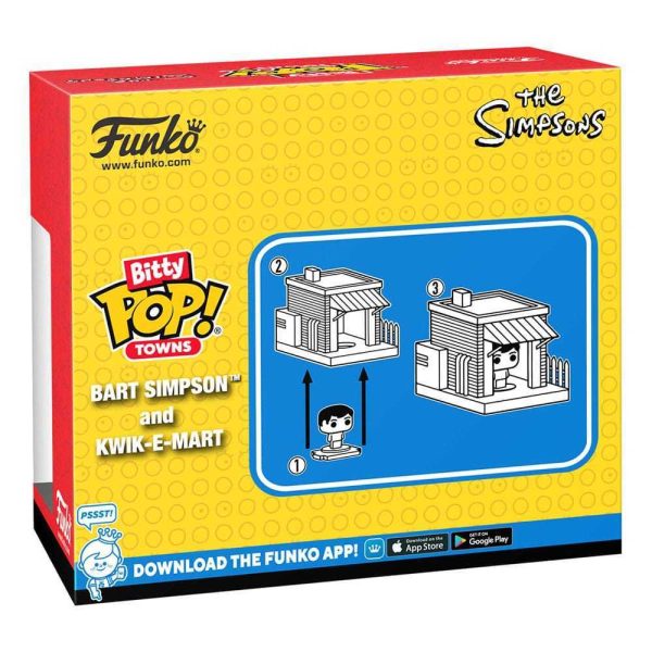 Bitty Pop Simpsons and Kwik-E-Mark 2,5cm