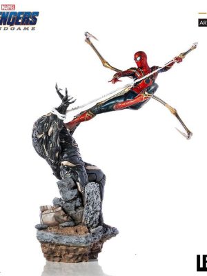 Figura Iron Spider vs Outrider Endgame Iron Studios 1/10