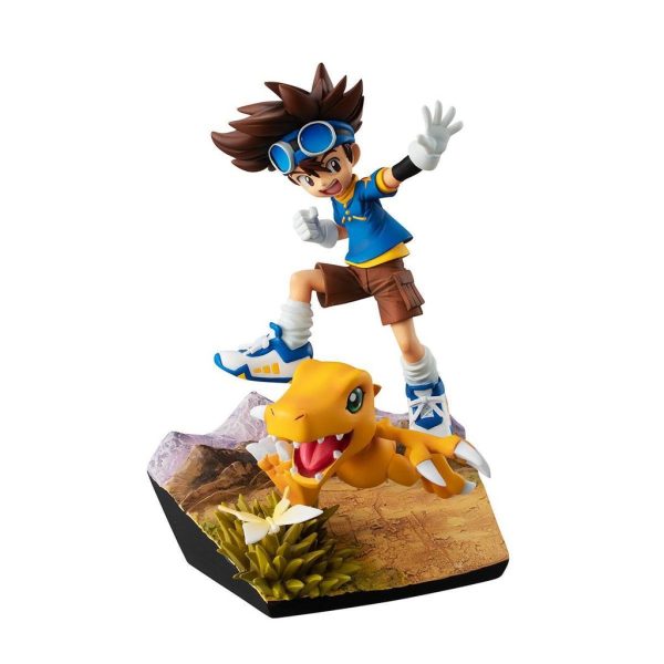 Figura Taichi Yagami y Agumon Digimon G.E.M.