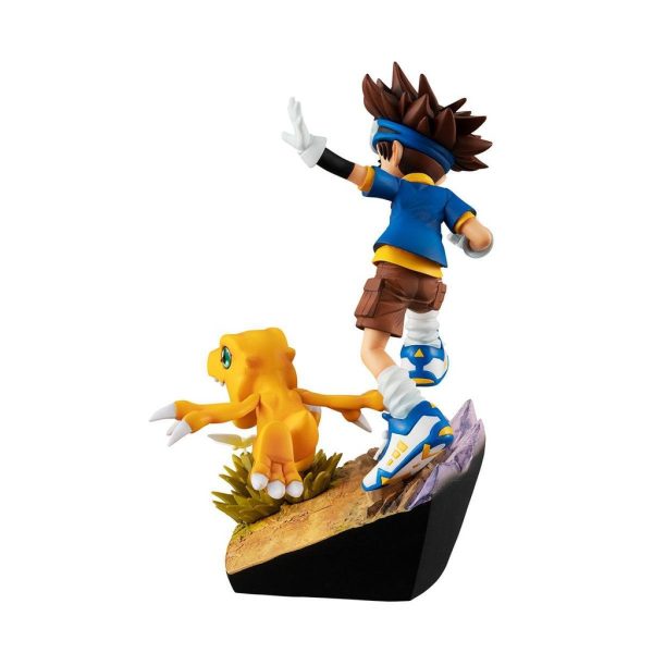 Figura Taichi Yagami y Agumon Digimon G.E.M.