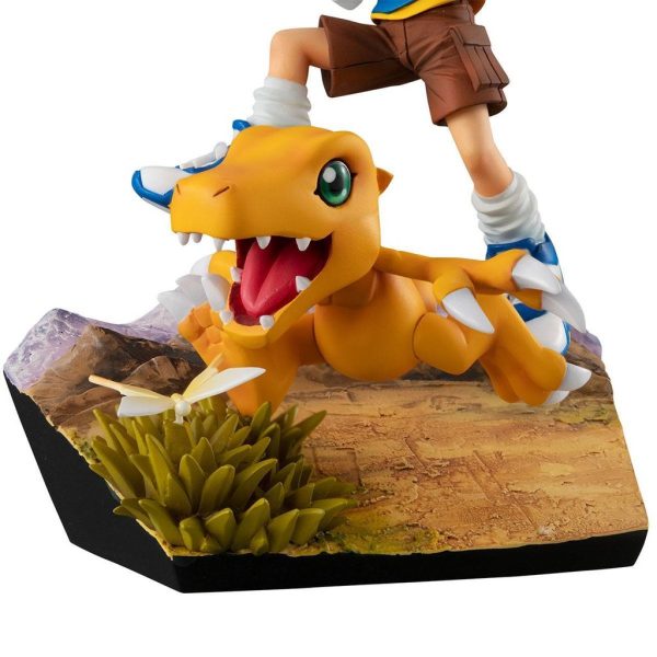 Figura Taichi Yagami y Agumon Digimon G.E.M.
