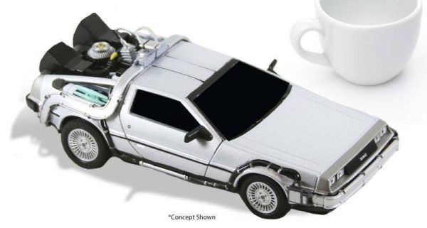 Figura Delorean Time Machine Regreso al Futuro 2 NECA