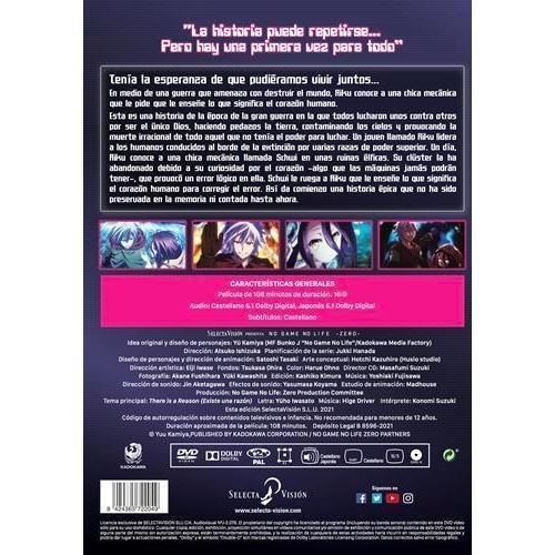 No Game No Life Zero Pelicula DVD
