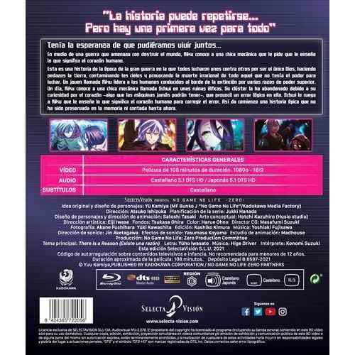 No Game No Life Zero Coleccionista Bluray