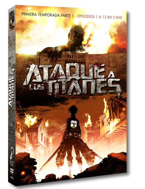 Ataque a los Titanes Temporada 1 Parte 1 DVD