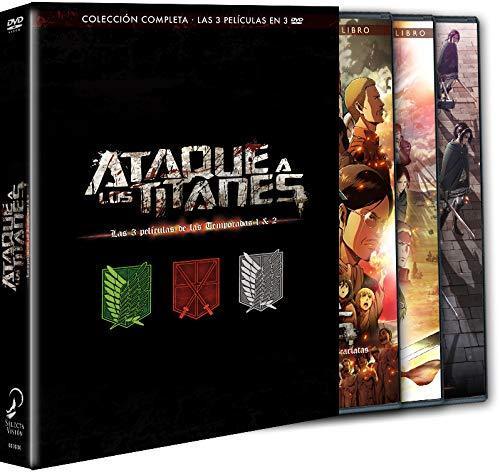 Ataque a los Titanes Las 3 Peliculas DVD