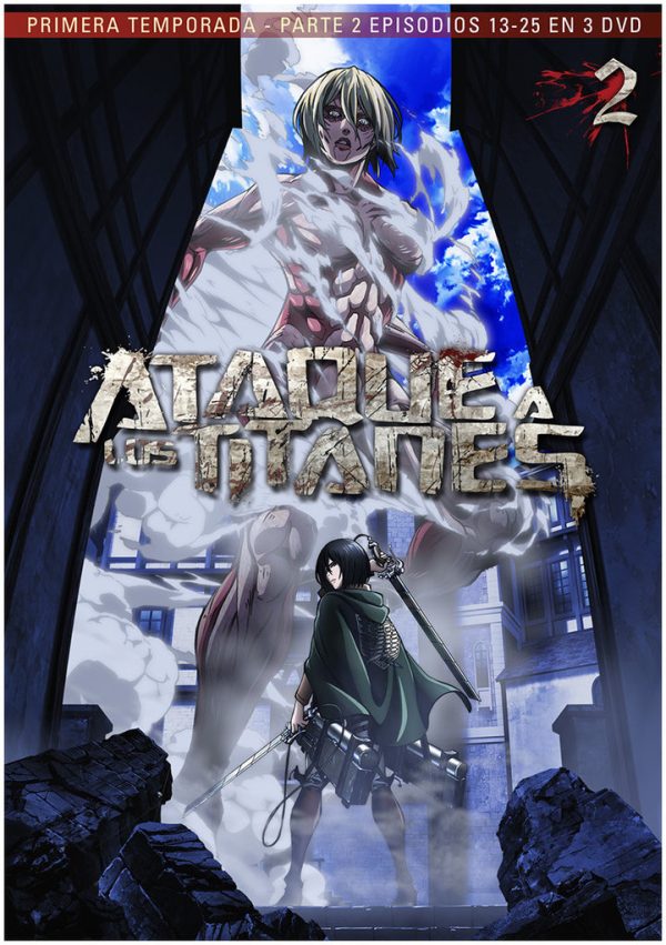 Ataque a los Titanes Temporada 1 Parte 2 DVD