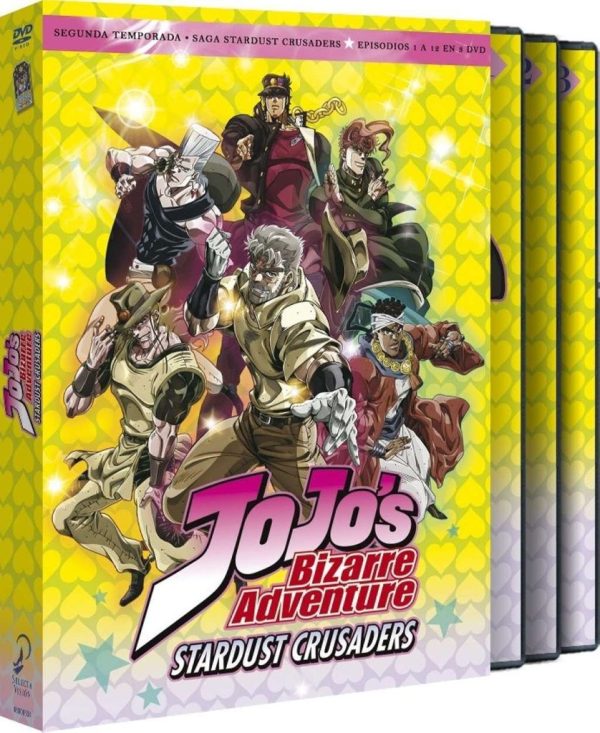 Jojo's Bizarre Adventure Temporada 2 Parte 1 Stardust Crusaders DVD