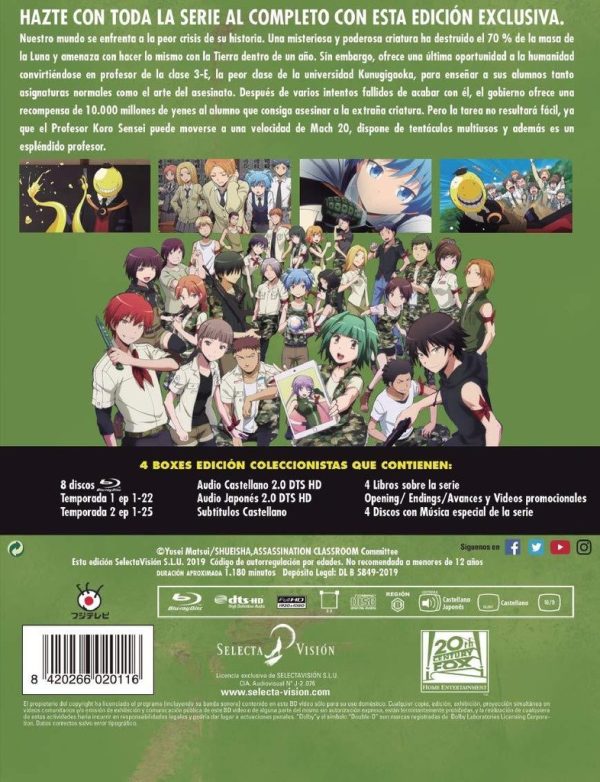Assassination Classroom Serie Completa BR