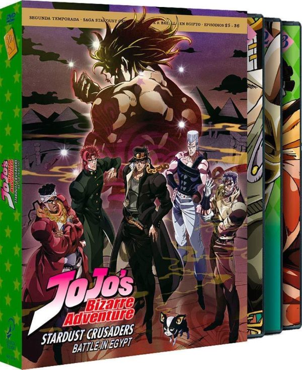 Jojo's Bizarre Adventure Temporada 2 Parte 3 Stardust Crusaders Battle in Egypt DVD