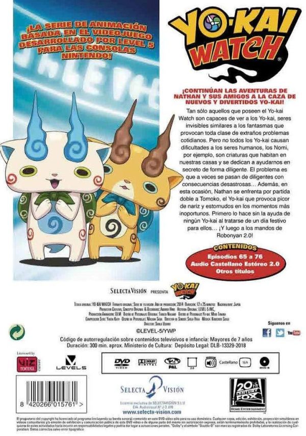 Yo-Kai Watch Temporada 2 Parte 4 DVD