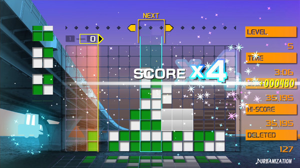Lumines Remastered PS4