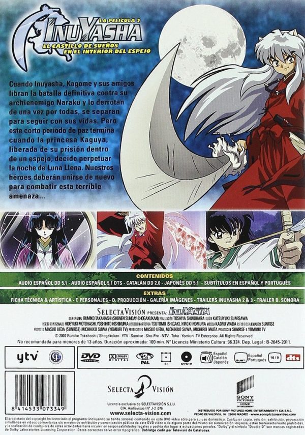 Inuyasha El Castillo de Sueños - DVD