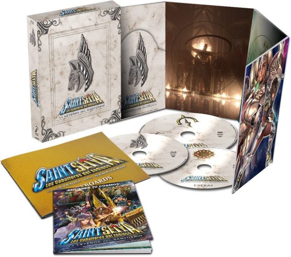 Saint Seiya La Leyenda del Santuario Combo Edicion Coleccionista BR + DVD