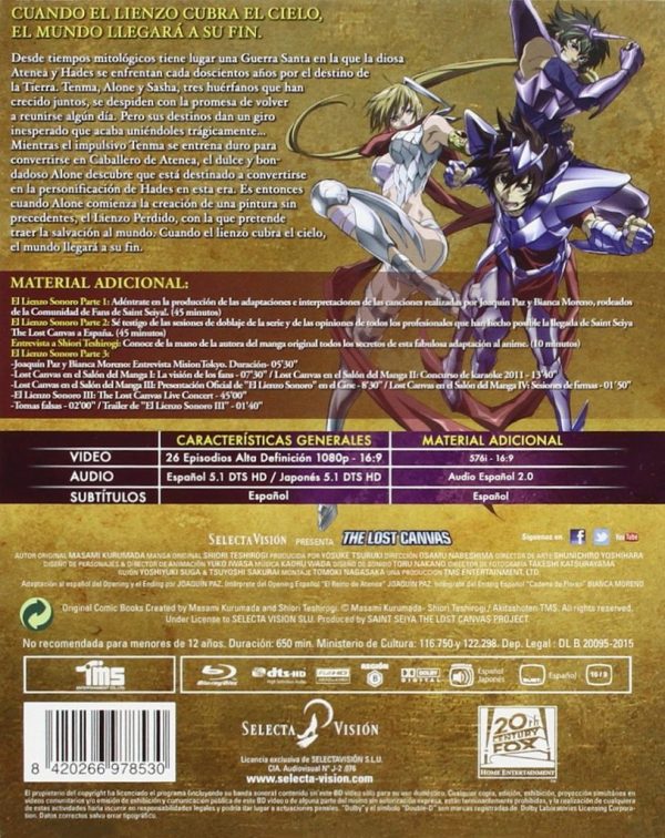 Saint Seiya The Lost Canvas Temporada 1 + 2 BR