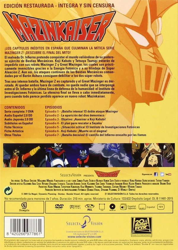 Mazinkaiser (Serie Completa) DVD