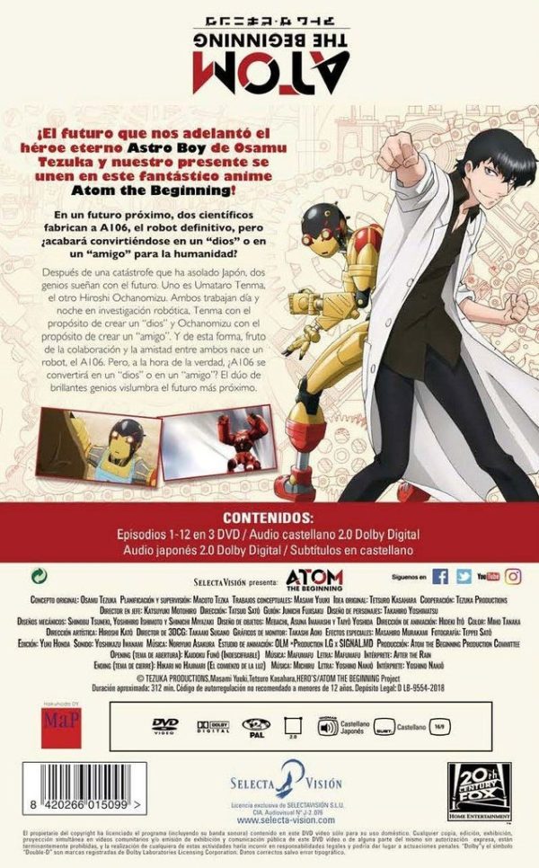 Atom the Beginning Serie Completa DVD