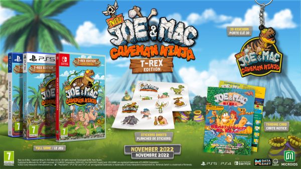 New Joe & Mac: Caveman Ninja - T-Rex Edition SWITCH