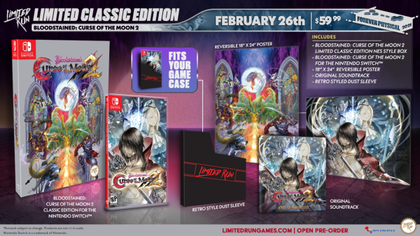 Bloodstained: Curse Of The Moon 2 Classic Edition SWITCH