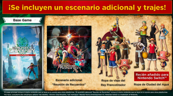 One Piece Odyssey - Deluxe Edition SWITCH