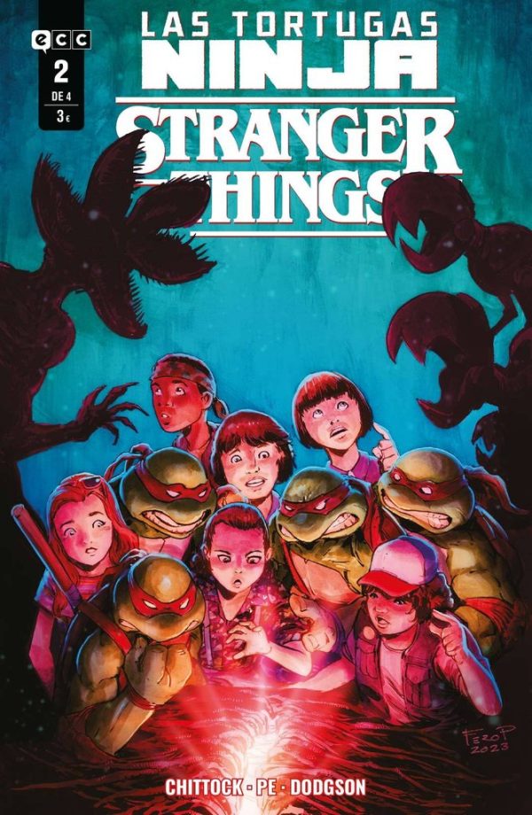 Las Tortugas Ninja / Stranger Things Nº02 de 4