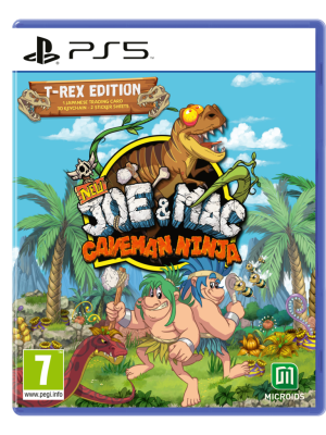 New Joe & Mac: Caveman Ninja - T-Rex Edition PS5