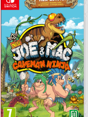 New Joe & Mac: Caveman Ninja - T-Rex Edition SWITCH