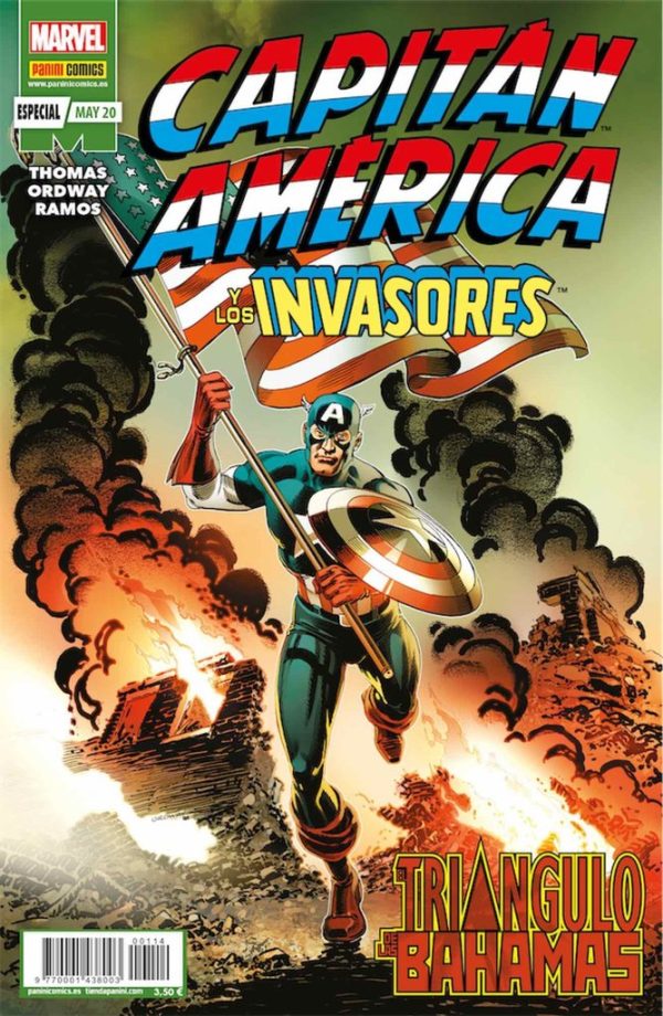 Marvel 80º Aniversario Capitan America y los Invasores