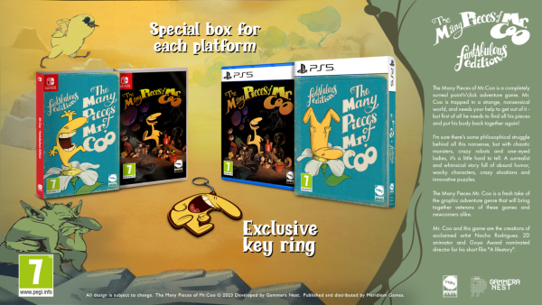 The Many Pieces of Mr. Coo - Fantabulous Edition PS5