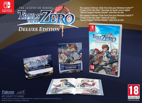 ¡LIMITADO A UNA UNIDAD POR CLIENTE! The Legend of Heroes: Trails from Zero - Deluxe Edition SWITCH