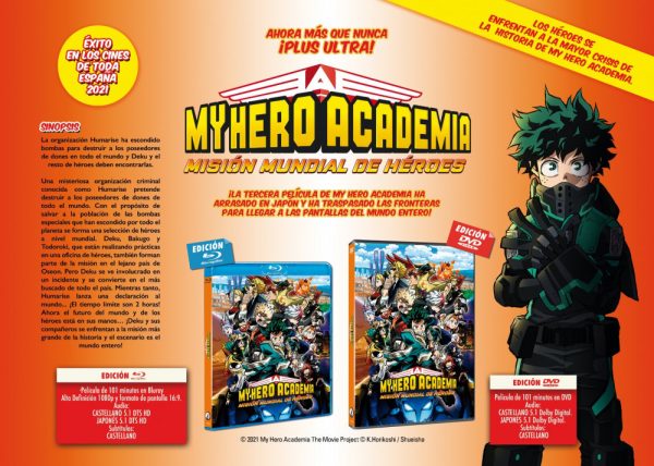 My Hero Academia: Mision Mundial de Héroes - DVD