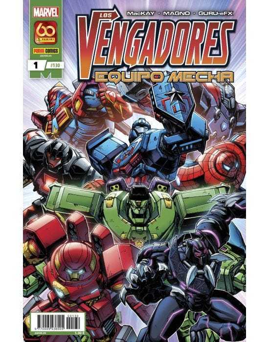 Los Vengadores Equipo Mecha Nº01