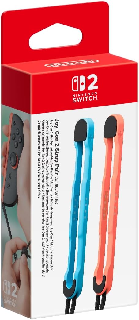 Pack 2 Correas Joy-Con 2 AZUL/ROJO SWITCH 2