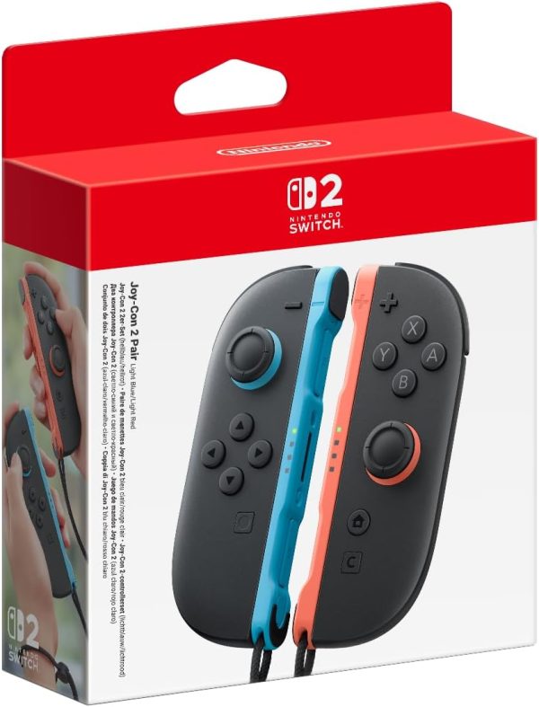 Joy-Con 2 Pareja - Azul Claro/Rojo Claro SWITCH 2