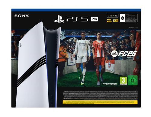 Consola PS5 Pro 2TB + EA Sports FC 26 (Código de descarga)