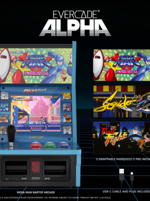 Evercade Alpha Mega Man Bartop Arcade