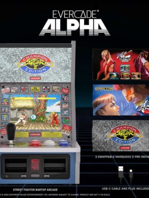 Evercade Alpha Street Fighter Bartop Arcade