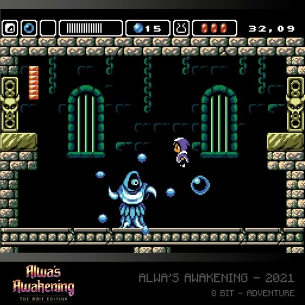 Blaze Evercade Alwa´s Awakening y Cathedral
