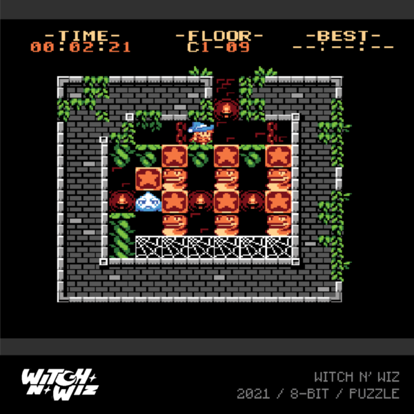 Cartucho Evercade Goodboy Galaxy Witch n Wiz