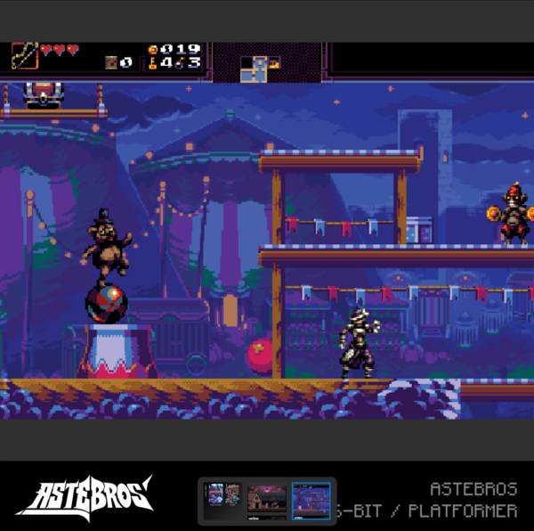 Cartucho Evercade Demons of Asterborg / Astebros