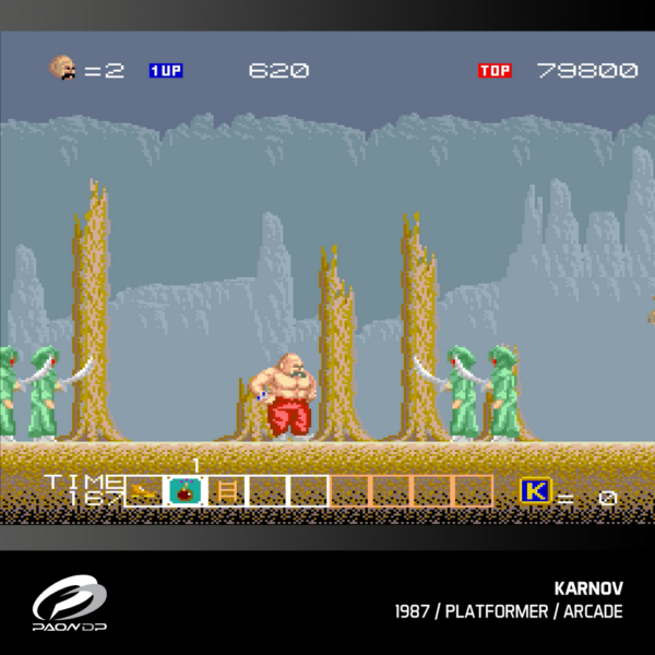 Cartucho Evercade Windjammers, Karnov & Friends EVERCADE