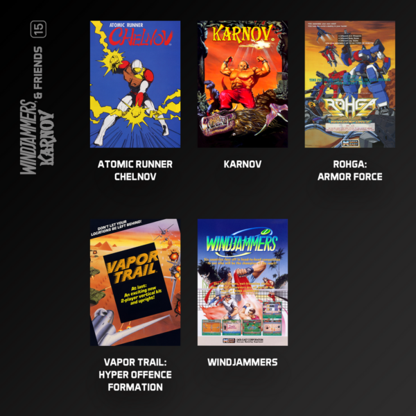 Cartucho Evercade Windjammers, Karnov & Friends EVERCADE