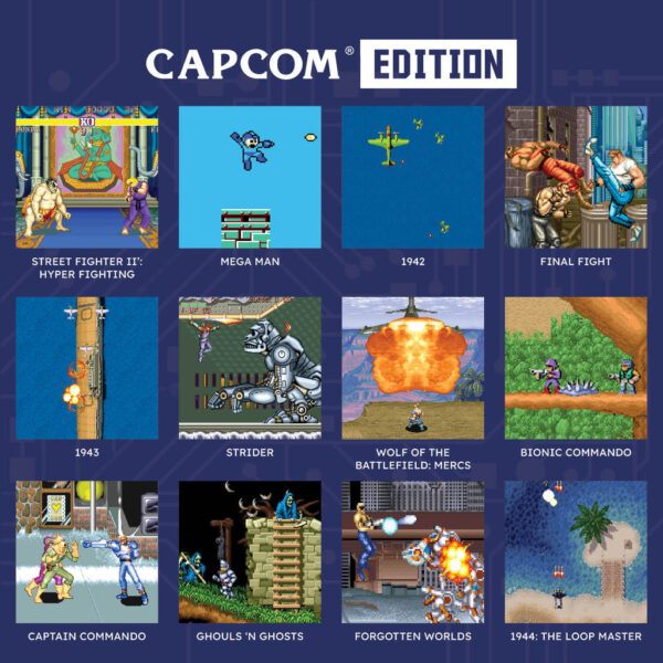 Consola Evercade Capcom Super Pocket