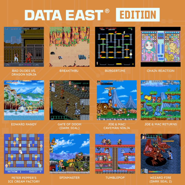 Consola HyperMegaTech! Super Pocket DATA EAST Edition